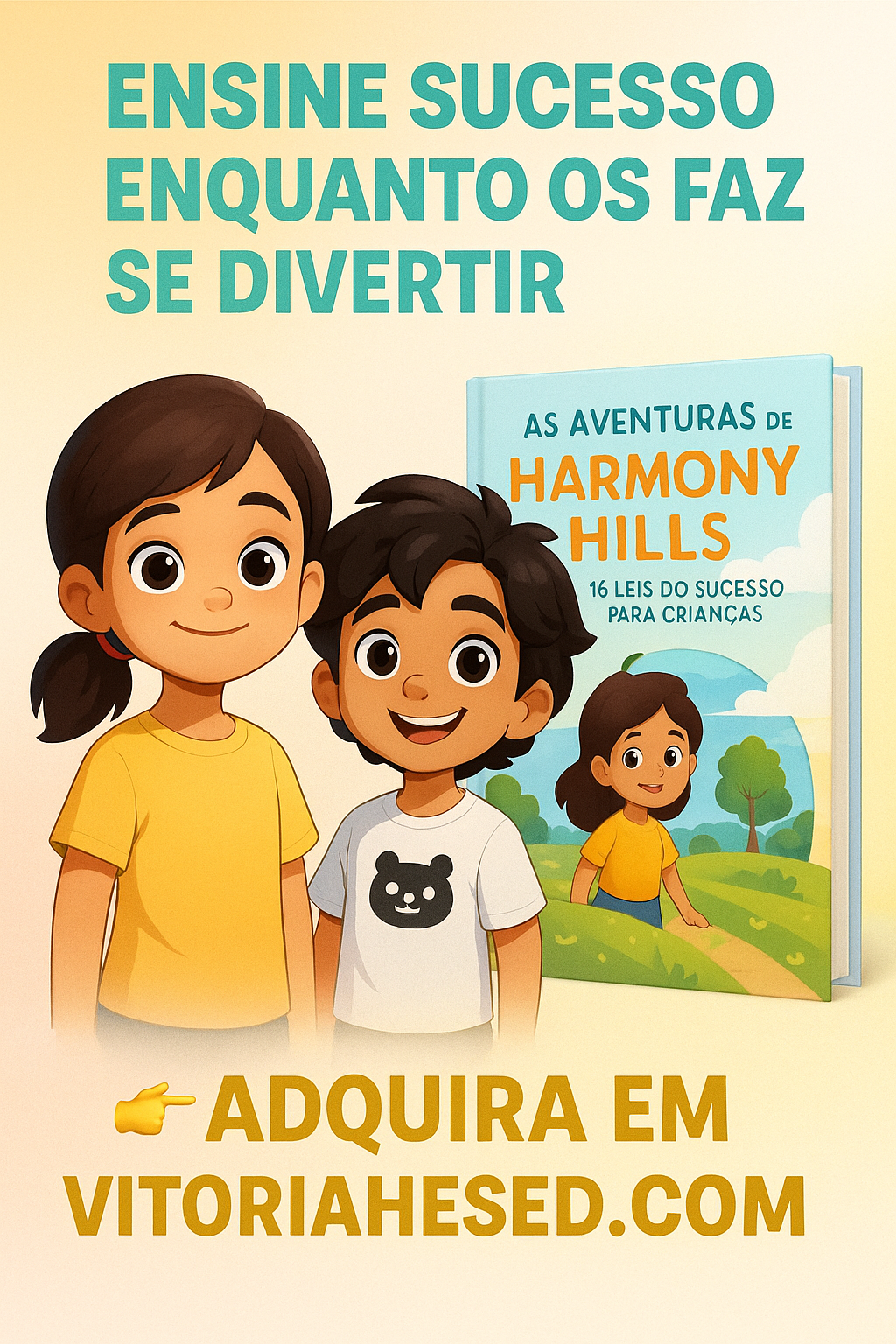 "As aventuras mágicas de Harmoy Hills” Com “Os 17 Princípios da ciência do sucesso."